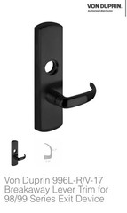 VON DUPRIN 996L RV US19 Black RHR OR LHR