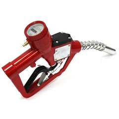 Gallons Automatic Nozzle & Flow Meter w/ 14ft Transfer Hose Fuel Diesel Petrol