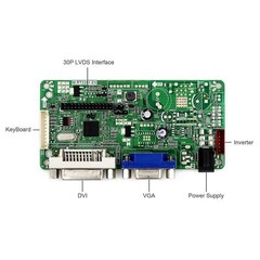 DVI VGA LCD Controller Board Work For 12.1″ LQ121S1LG75 800×600 LCD Screen