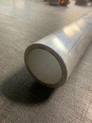 3.00″ OD x 1/4″ Wall 6061 Aluminum Round Tube x 12″ Long, 2.50″ ID