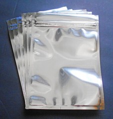 100 Pack – Silver Zipper Mylar Bags 5″x7″ Fresh Airtight Pouch – USA SMALL BIZ