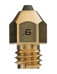 Diamondback Nozzles – MK8 Compatible – Polycrystalline Solid Diamond 0.6mm