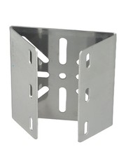 High Compatibility Stainless Steel Pole Bracket with Reinforced Steel Plate