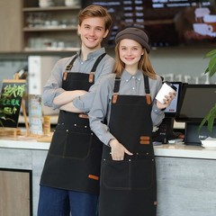Chef Apron for Men Women with Pockets Adjustable Strap, Water Repellent Apron…