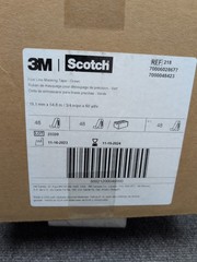 (48 Rolls) 3M Scotch 218 Green Fine Line Masking Tape 3/4″ inch x 60 yard