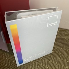 Pantone GEO System Red Cube 3 Sealed Books Fan Guide Color Coated Sticks Palette