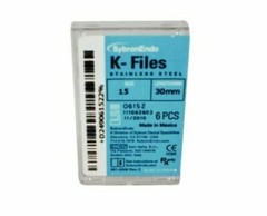 Kerr Sybron Endo Dental 30mm Stainless Steel K-files 6-file per box all size