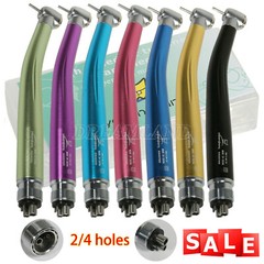 NSK Style Dental High Speed Handpiece Colorful Turbine 2/4 Holes 7 Colors Rotor