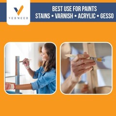 24Pk – 1/2″ Chip Brushes for Paints, Stains, Varnishes, Glues & Gesso