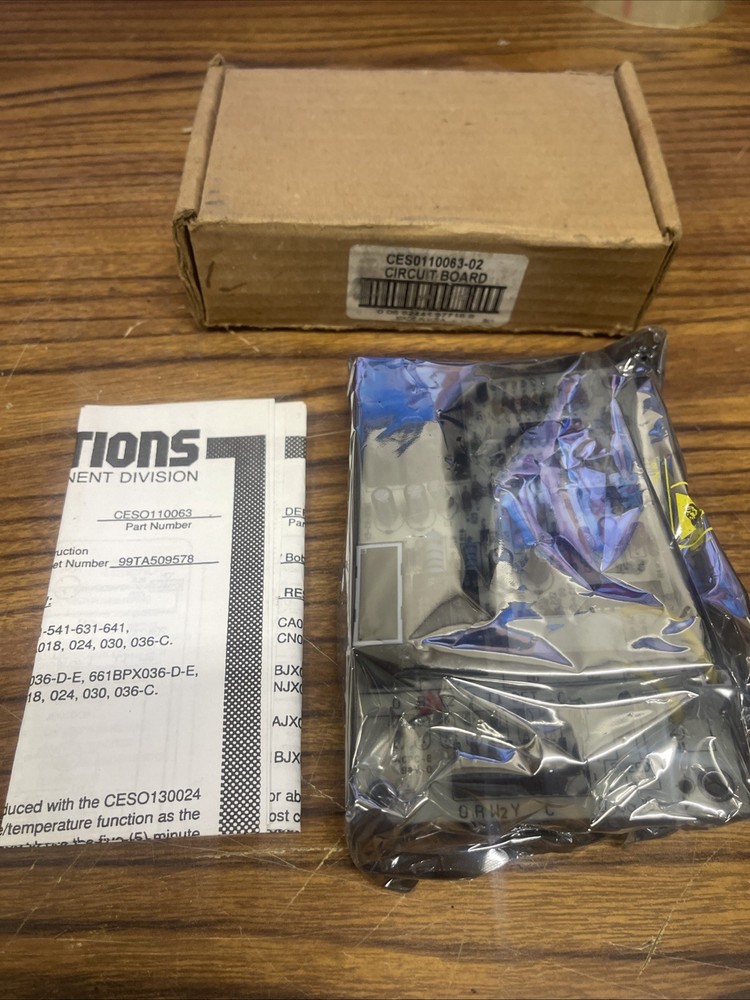 Carrier CES0110063-02 Defrost Control Board NEW!