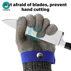 Stainless Steel Mesh Protective Glove Knife Cut Resistant Chain Mail Work Safety