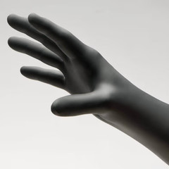 Ultra Black Nitrile Gloves Innovative Healthcare 187200 Nitriderm Medium 100/Pk