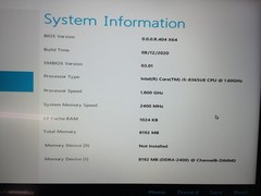 Oracle Micros Workstation 655X Intel i5-8365UE 1.8 GHz 8 GB 256 SSD Windows 10