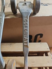 Set Of Vintage Goldblatt Skate Wheel Joint Raker Tool Bricklayer Masonry