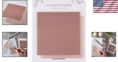 Aesthetic 50 Sheets 3×3” Clear Sticky Tabs – Ideal for Bible Journaling & More