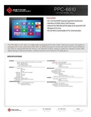 Estone PPC -6610 10.1″ Industrial Panel Windows Compatible PC Tablets Brand New
