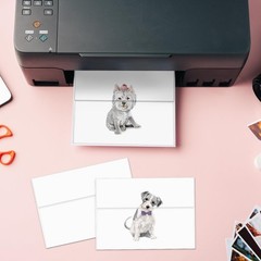 VeriPap 100 Packs 5×7 envelopes, A7 White Envelopes 5.25 x 7.25 inches,