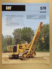1990s Caterpillar CAT Heavy Equipment 20 BROCHURE LOT