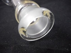 CHEMGLASS Glass HD TC 100mL ± 0.20mL Volumetric Flask Stopper Size #16 Chipped