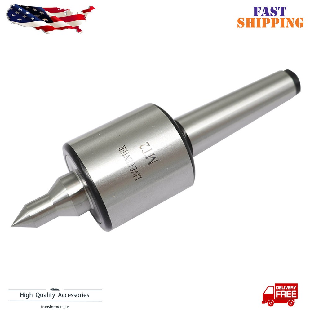 MT2 Live Center For CNC Long Spindle Lathe Tool Morse Taper Precision 0.000197”