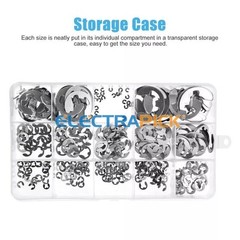 120/200x E Clips C CIRCLIPS Stainless Steel Kit Retaining Ring Assorted 1.5-10mm