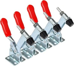 4-Pack 201B Quick Release Toggle Clamps – 198Lbs Antislip Grip for Woodworking