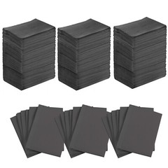 500Pcs/4Bag Black Dental Bibs Medical Tattoo Towels Size 13 ” X 18 “