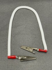 3 Pcs Dental Patient Bib Clip Napkin Holder Flexible Coil White Orange&Green 16”