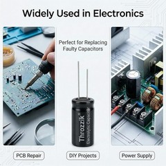 220uF 25V 6 * 12mm 20pcs Electrolytic Capacitor 220 uF MFD 25 Volt 0.24 * 0.47in