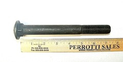 3/4″-10 X 7″ CARRIAGE BOLTS – GRADE-5 – PLAIN FINISH – LOT OF 4 Pcs. PT