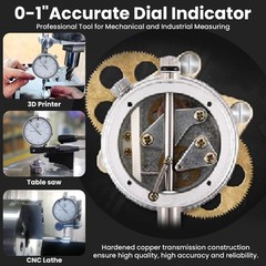 Dial Indicator with Magnetic Base 0.001″Precision Gauge Test Indicator Point Set