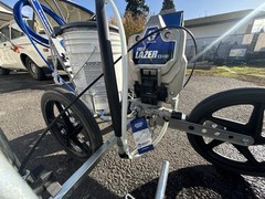 Graco FieldLazer ES100 Battery Line Striper Cart w/ 50ft Hose 5 Gal