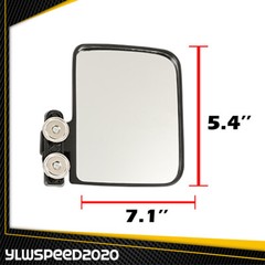 Pair 220lb Rated Magnet Tractor Side Mirror LH & RH Fit For Kubota John Deere