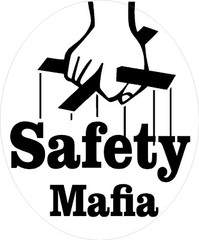 Safety mafia hard hat sticker, CS-18