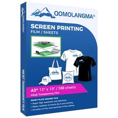 USA 100 Sheets 13″ x 19″ Waterproof Inkjet Transparency Film for Screen Printing