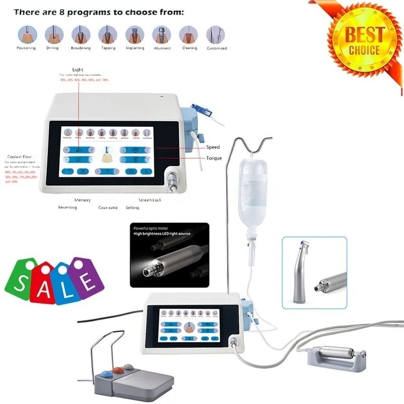 Dental Implant Motor System With Irrigation Supply – Complete