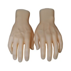 1 Pair Simulation Male Hands Model Men Mannequin Watch Jewelry Displays Prop