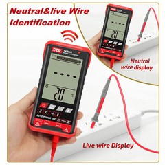 Multimeter Ohmmeter Voltmeter Digital Display Auto Range Test Volt Tester AC DC