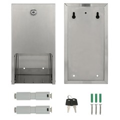 STARDRIX 2 Roll Stainless Steel Commercial Toilet Paper Dispenser, Heavy Duty