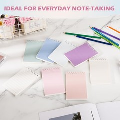 16Pack 3×5 Pocket Spiral Notepads With Lined Pages,at Work/School,Delight Colors