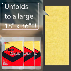 Tack Cloth 6 Pack Paint Woodworking Sticky Tac Rag 18X36â€³ Clean Dust NEW