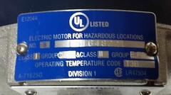 Marathon 1HP Explosion Proof Motor 3Ph 143T 143TTGR16026 230/460V XP HazLoc New