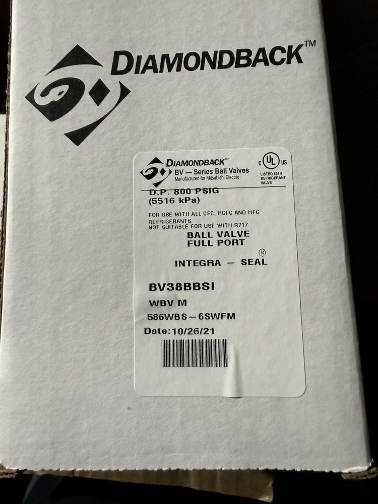 BV38BBSI Mitsubishi Diamondback Copper Ball Valve