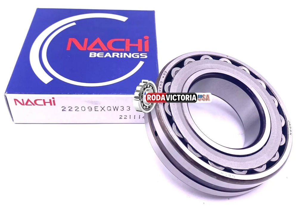 NACHI JAPAN 22209 EXQW33 C3 Spherical Roller Bearing 45x85x23 mm