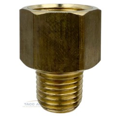2 Pack Brass Reducer Adapter 3/8″ Female X 1/4″ Male NPT Pipe Reducing Fitting