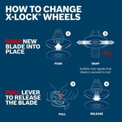 TCWX1S450P10 4-1/2 in. X-Lock® Metal/Stainless Steel Cutting Wheels – 10 Pack,