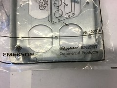 Steel 4″ Box Exposed Work Covers, Two Duplex Receptacles V574-BC Lot of 6