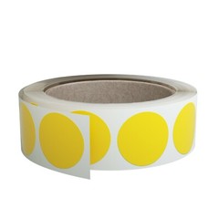 Rounded Dot Stickers 25mm Color Coded Decorative Circle 1 Inch Labels 600 Pack