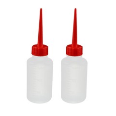 2 Pack 150ml Soft Plastic Straight Beak Squeeze Oil Bottle Industrial Bottle