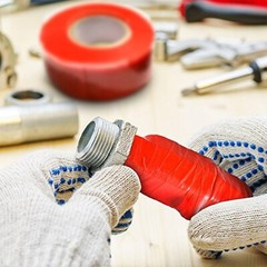 2x Red / Black Stretch Seal Self-Fusing Silicone Tape 1 in x 10 ft – 20ft Total
